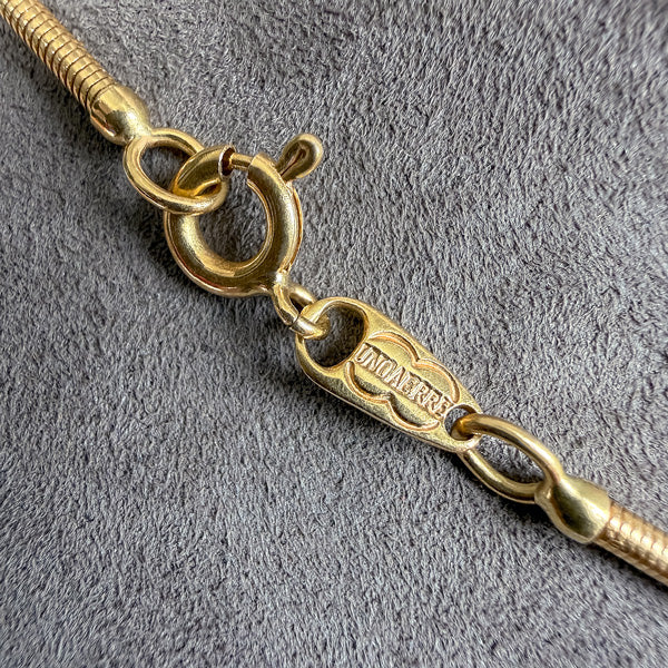 Vintage Snake Chain sold by Doyle and Doyle an antique and vintage jewelry boutique