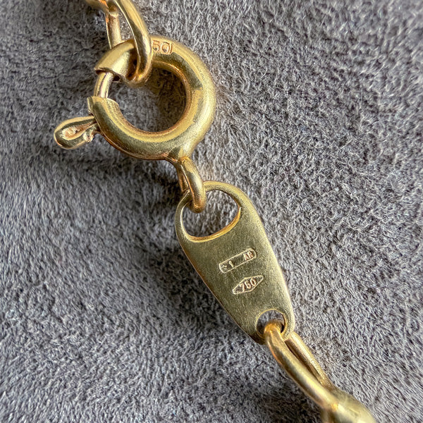 Vintage Snake Chain sold by Doyle and Doyle an antique and vintage jewelry boutique