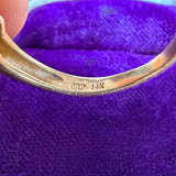 Vintage Sapphire & Diamond Ring sold by Doyle and Doyle an antique and vintage jewelry boutique