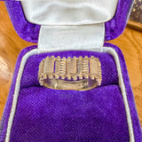 Vintage Flexible Chain Ring sold by Doyle and Doyle an antique and vintage jewelry boutique