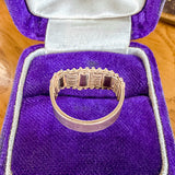 Vintage Flexible Chain Ring sold by Doyle and Doyle an antique and vintage jewelry boutique
