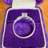 Art Deco Engagement Ring, Old Euro 0.45ct. sold by Doyle and Doyle an antique and vintage jewelry boutique