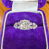 Art Deco Engagement Ring, Old Euro 1.10ct. sold by Doyle and Doyle an antique and vintage jewelry boutique