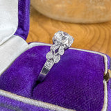 Art Deco Engagement Ring, Old Euro 1.10ct. sold by Doyle and Doyle an antique and vintage jewelry boutique