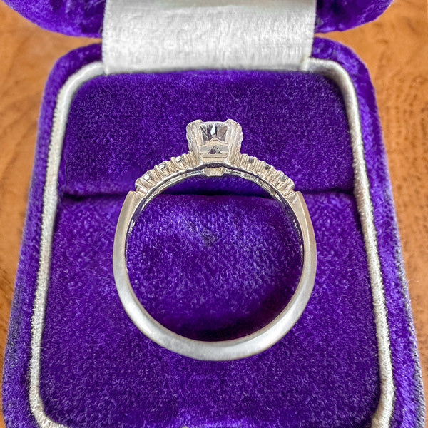 Vintage Engagement Ring, Old Euro 0.94ct. sold by Doyle and Doyle an antique and vintage jewelry boutique