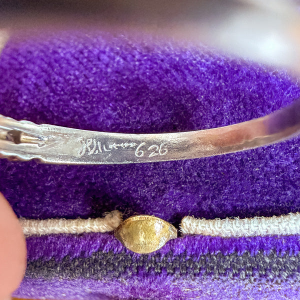 Vintage Engagement Ring, Old Euro 0.94ct. sold by Doyle and Doyle an antique and vintage jewelry boutique