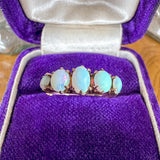 Victorian Opal Five Stone Ring sold by Doyle and Doyle an antique and vintage jewelry boutique
