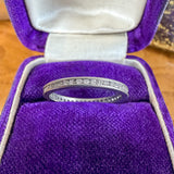 Vintage Diamond Eternity Band Ring sold by Doyle and Doyle an antique and vintage jewelry boutique