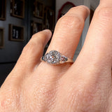 Vintage Filigree Engagement Ring, Old Mine 1.08ct. sold by Doyle and Doyle an antique and vintage jewelry boutique