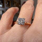 Vintage Solitaire Engagement Ring, RBC 0.70ct. sold by Doyle and Doyle an antique and vintage jewelry boutique