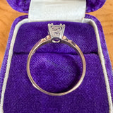 Vintage Solitaire Engagement Ring, RBC 0.70ct. sold by Doyle and Doyle an antique and vintage jewelry boutique
