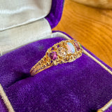 Georgian Acrostic "ADORE" Ring sold by Doyle and Doyle an antique and vintage jewelry boutique