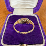 Georgian Acrostic "ADORE" Ring sold by Doyle and Doyle an antique and vintage jewelry boutique