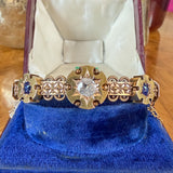 Sapphire Bracelet sold by Doyle and Doyle an antique and vintage jewelry boutique