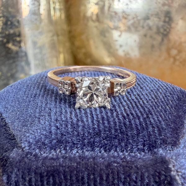 Vintage Diamond Engagement Ring, sold by Doyle & Doyle antique and vintage jewelry boutique