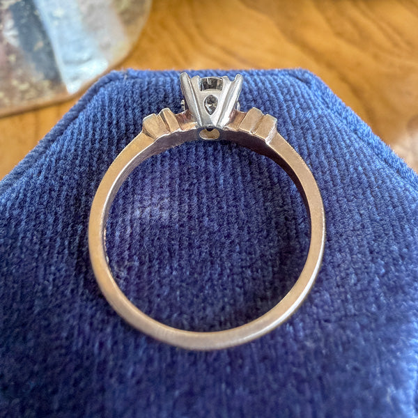 Vintage Diamond Engagement Ring, sold by Doyle & Doyle antique and vintage jewelry boutique
