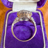 Antique Sapphire & Diamond Ring, 3.50ct. sold by Doyle and Doyle an antique and vintage jewelry boutique