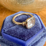 Portrait Cut Diamond Ring in gold, sold by Doyle & Doyle antique and vintage jewelry boutique