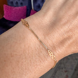 Vintage Fancy Link Bracelet sold by Doyle and Doyle an antique and vintage jewelry boutique