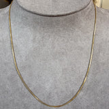 Vintage Box Link Chain Necklace sold by Doyle and Doyle an antique and vintage jewelry boutique