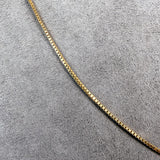 Vintage Box Link Chain Necklace sold by Doyle and Doyle an antique and vintage jewelry boutique
