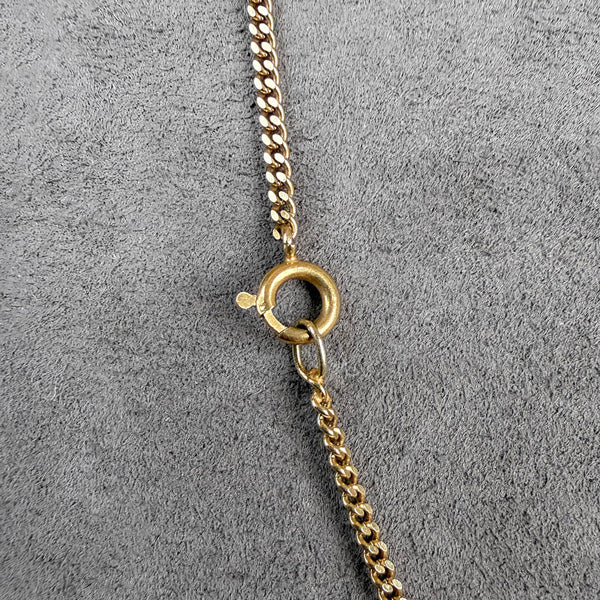 Vintage Fancy Link Gold Chain Necklace, sold by Doyle & Doyle antique and vintage jewelry boutique