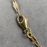 Vintage Fancy Link Gold Chain Necklace, sold by Doyle & Doyle antique and vintage jewelry boutique