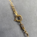 Vintage Gold Figaro Link Chain Necklace, sold by Doyle & Doyle antique and vintage jewelry boutique