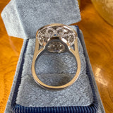 Estate Ceylon Sapphire and diamond ring, sold by Doyle & Doyle antique and vintage jewelry boutique