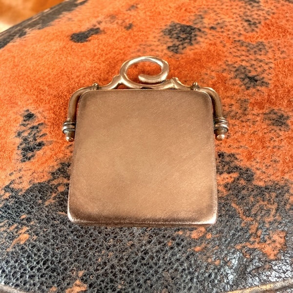 Art Deco Diamond Square Fob Locket, sold by Doyle & Doyle antique and vintage jewelry boutique