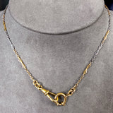 Antique Two-toned Gold Watch Chain Necklace, sold by Doyle & Doyle antique and vintage jewelry boutique