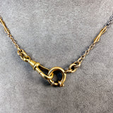 Antique Two-toned Gold Watch Chain Necklace, sold by Doyle & Doyle antique and vintage jewelry boutique