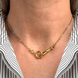 Antique Two-toned Gold Watch Chain Necklace, sold by Doyle & Doyle antique and vintage jewelry boutique