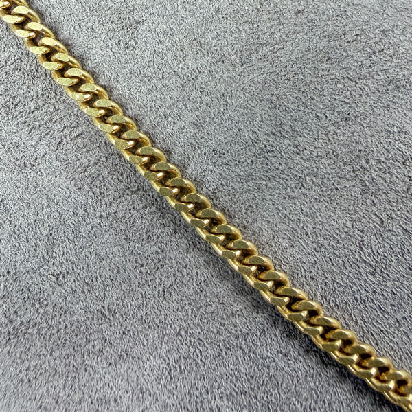 Vintage Curb Link Gold Chain Necklace, sold by Doyle & Doyle antique and vintage jewelry boutique