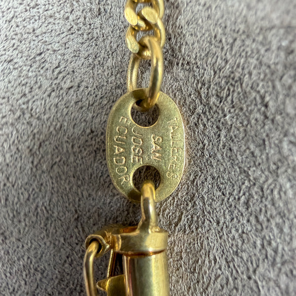 Vintage Curb Link Gold Chain Necklace, sold by Doyle & Doyle antique and vintage jewelry boutique