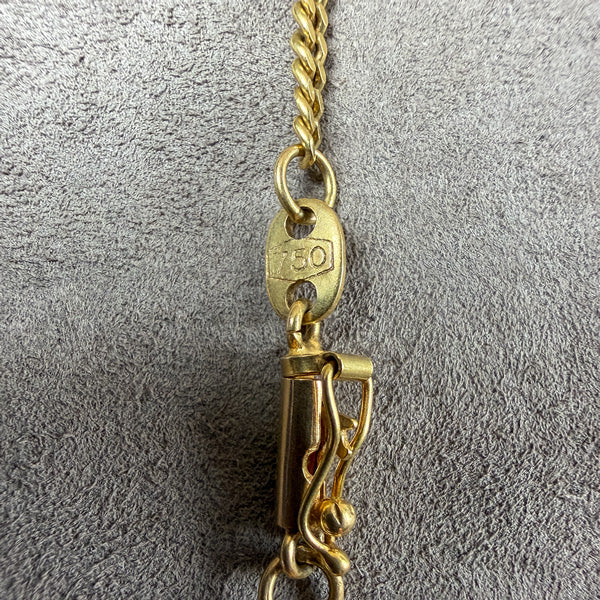 Vintage Curb Link Gold Chain Necklace, sold by Doyle & Doyle antique and vintage jewelry boutique