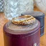 Victorian Swiss Cut Diamond Wedding Band Ring sold by Doyle and Doyle an antique and vintage jewelry boutique