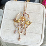 Antique Victorian Natural Pearl Pin/ Pendant, from Doyle & Doyle vintage and antique jewelry boutique