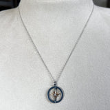 14K white gold Thin Cable Chain sold by Doyle and Doyle an antique and vintage jewelry boutique