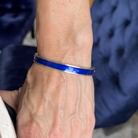 Interwoven Enamel Bracelet Simple- Heirloom by Doyle & Doyle