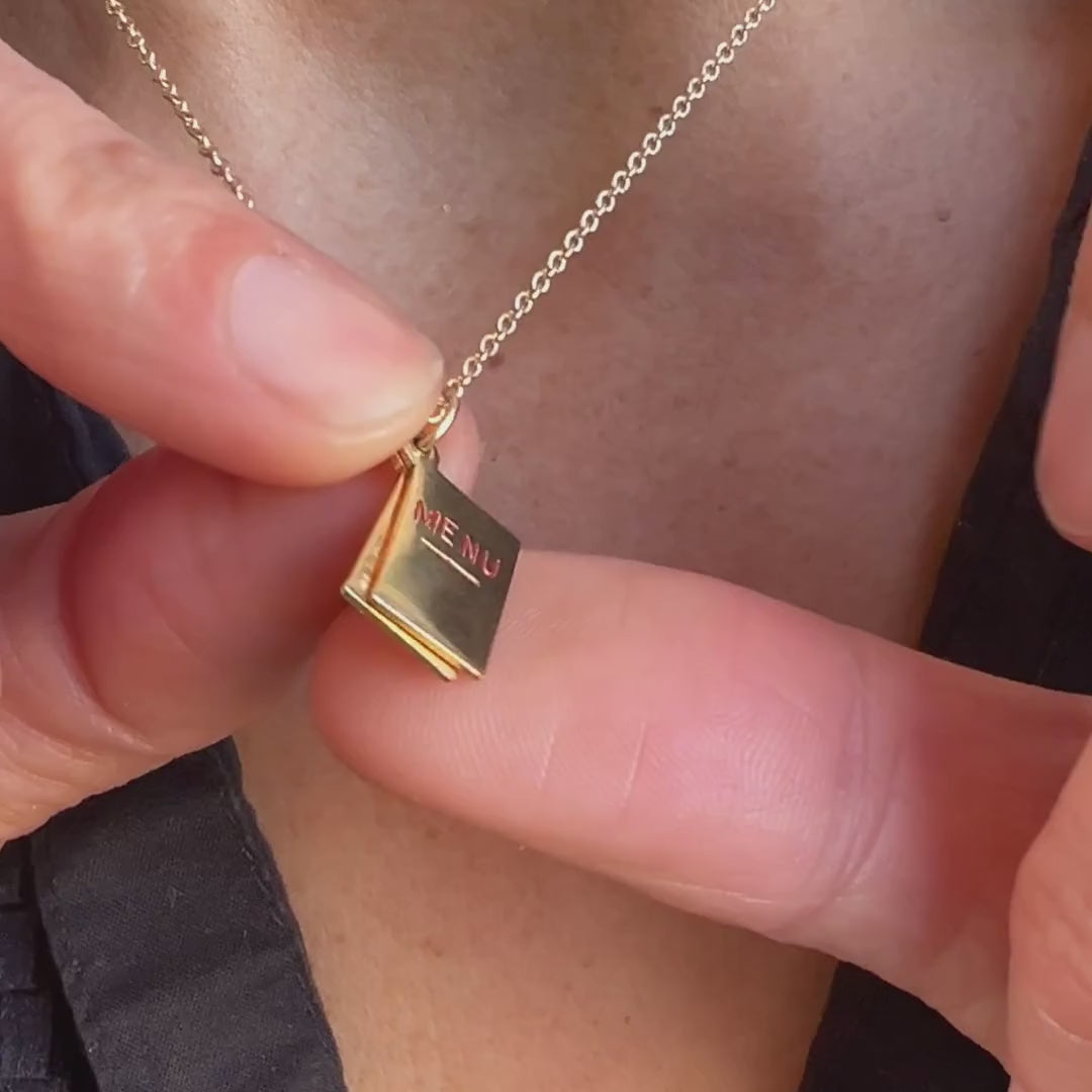 Vintage Teatime Charm sold by Doyle and Doyle an antique and vintage jewelry boutique