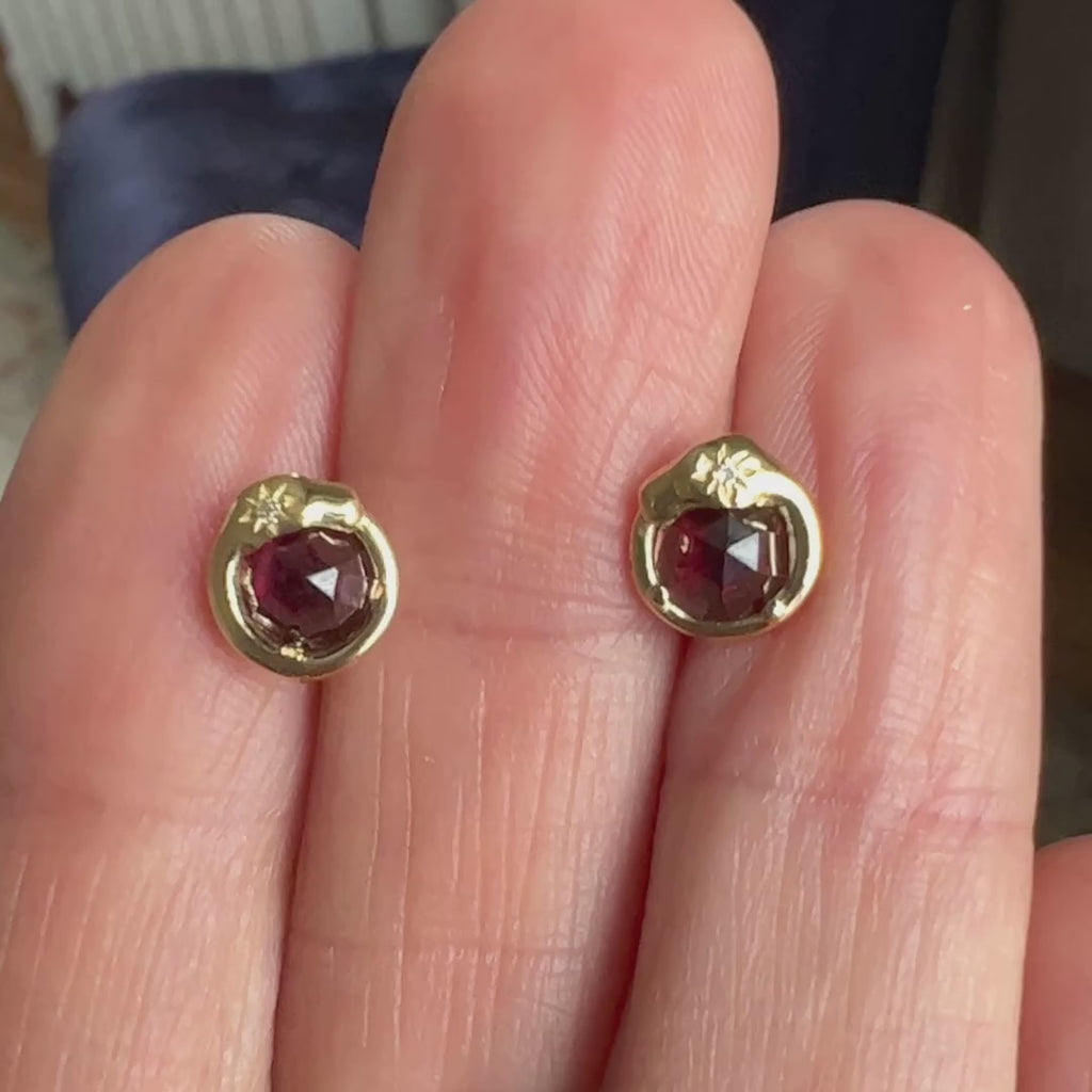 Ouroboros Snake Stud Earrings- Heirloom by Doyle & Doyle