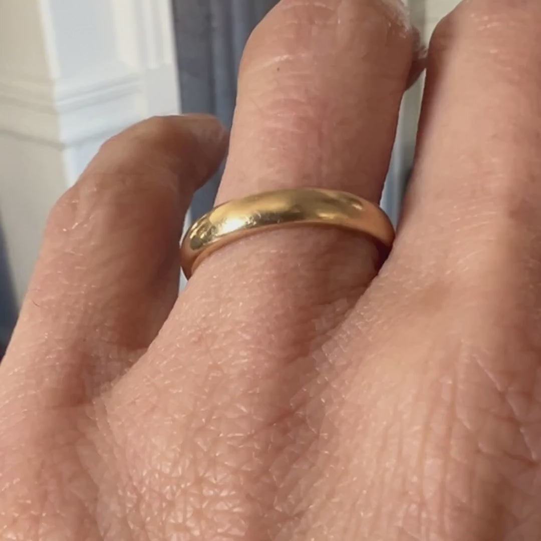 Antique Gold Band "'21" sold by Doyle and Doyle an antique and vintage jewelry boutique
