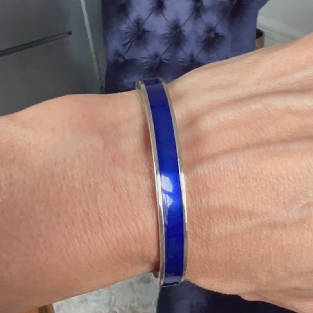 Interwoven Enamel Bracelet Simple- Heirloom by Doyle & Doyle