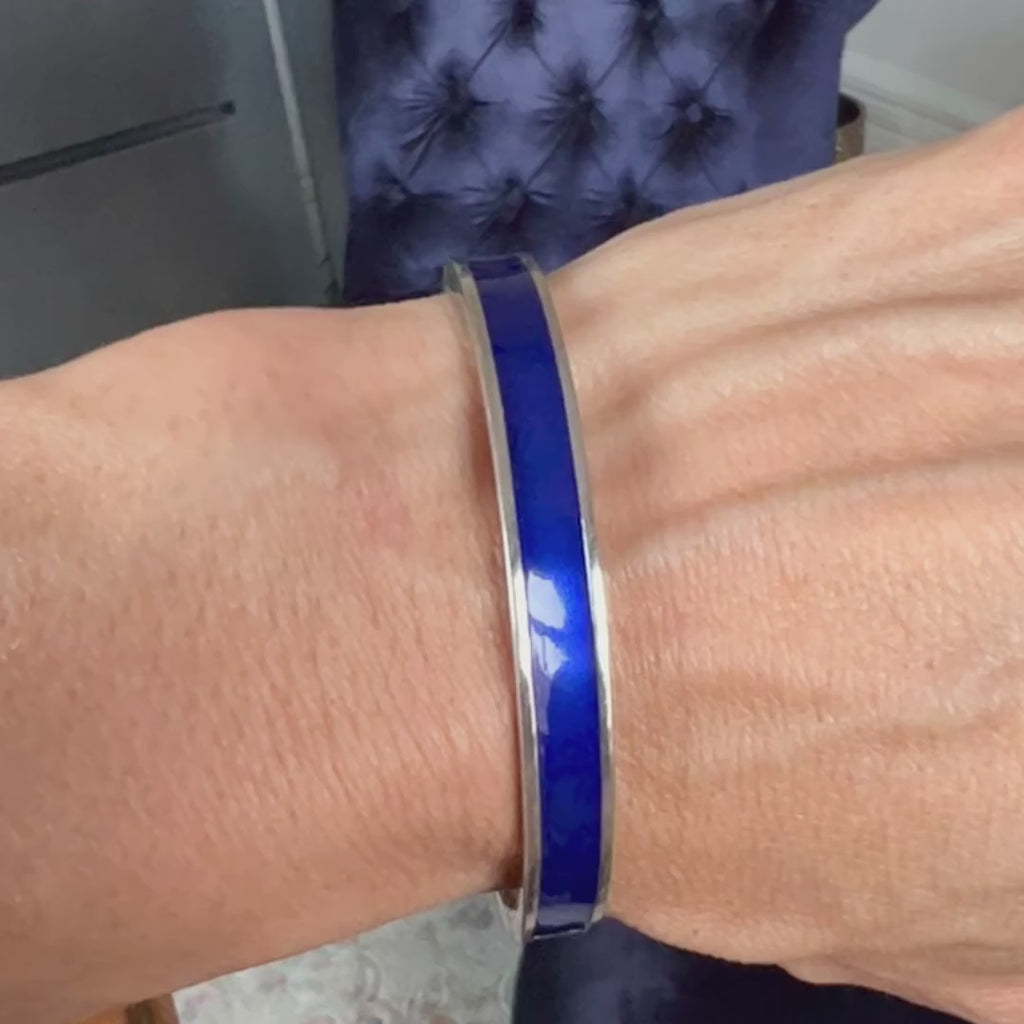 Interwoven Enamel Bracelet Simple- Heirloom by Doyle & Doyle