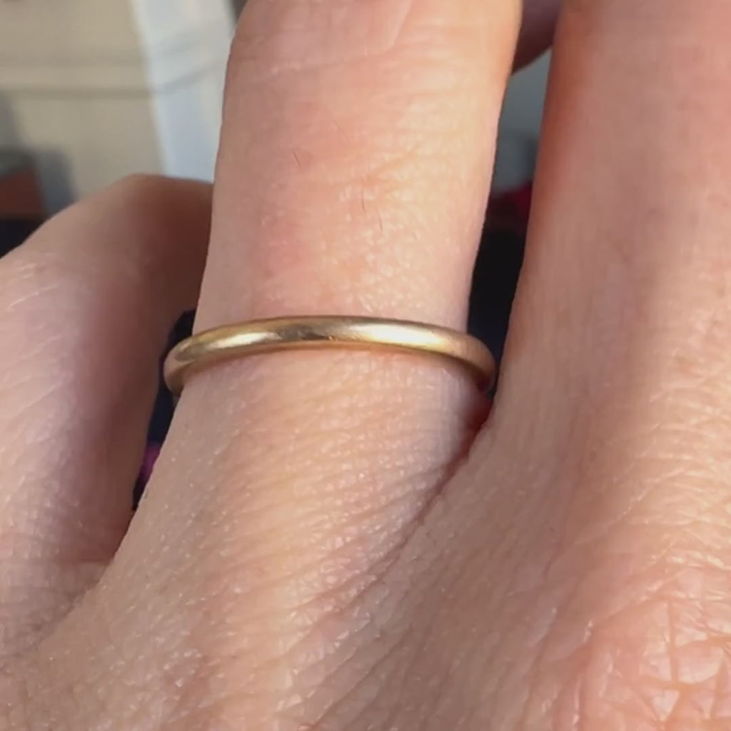Vintage Wedding Band Ring sold by Doyle and Doyle an antique and vintage jewelry boutique