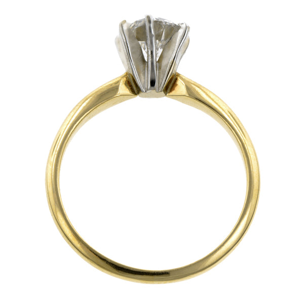 Vintage Diamond Solitaire Engagement Ring, RBC 0.72ct:: Doyle & Doyle