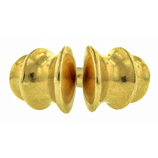 Fluted Sculptural Ring:: Doyle & Doyle