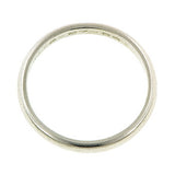 Vintage Half Round Platinum Wedding Band Ring sold by Doyle & Doyle vintage and antique jewelry boutique