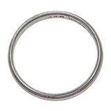 Vintage ring: a Platinum Patterned Wedding Band sold by Doyle & Doyle vintage and antique jewelry boutique.